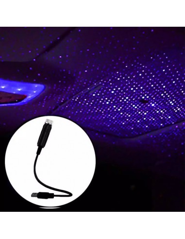Projektor USB do samochodu oświetlenie LED 2 kolory prezent na święta