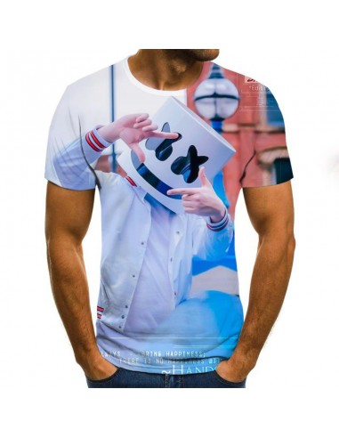 Koszulka męska t-shirt graficzny 3D z...