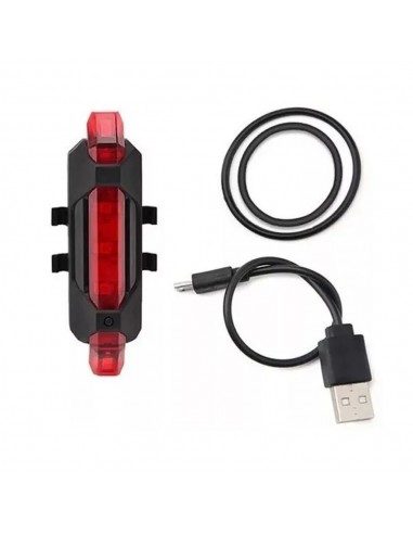necessity Realistic leadership Tylna lampka rowerowa LED - ładowanie USB