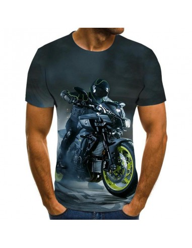 Koszulka męska 3D motor t-shirt...