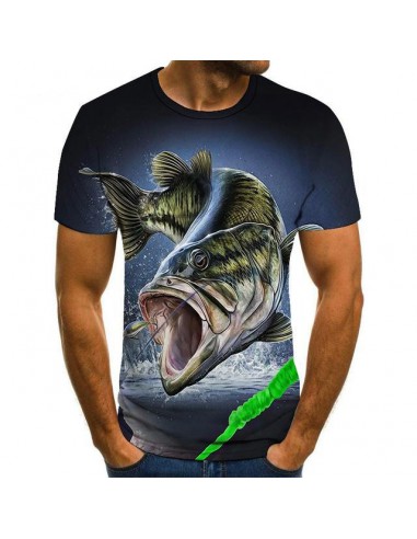 Koszulka męska wędkarska t-shirt 3D...