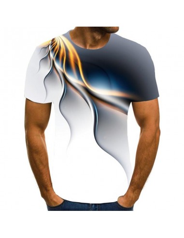 Męska koszulka 3D o luźnym kroju z...