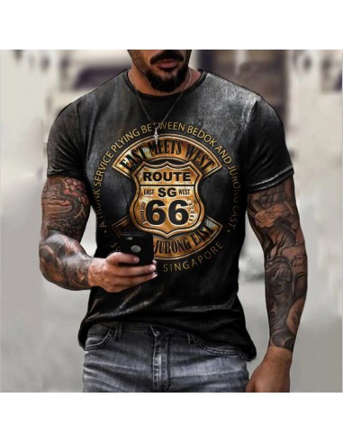 Koszulka męska motocyklowa T-shirt z...