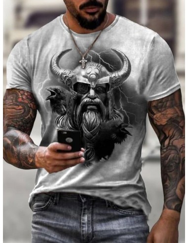 Koszulka męska T-shirt z nadrukiem 3D...