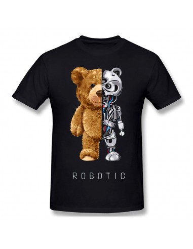 Modny bawełniany t-shirt Miś Polo Robot