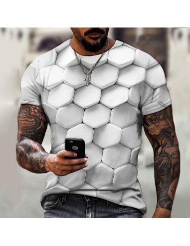 Koszulka męska T-shirt z efektem 3D...