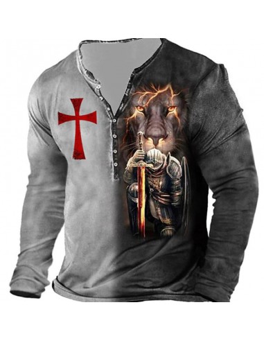 Longsleeve 3D Templariusz koszulka...