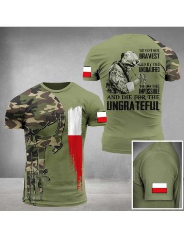Koszulka 3D patriotyczna żołnierz...