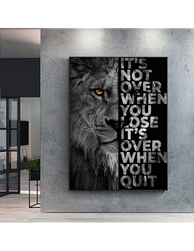 Plakat motywacyjny dekoracyjny Lion...