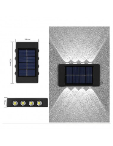 Oświetlenie solarne LED kinkiet na...