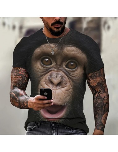 T-shirt męski koszulka z nadrukiem 3D...